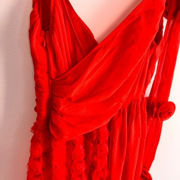 NEW  For Love and Lemons Hannah Maxi Dress Size S Red - Picture 9 of 10